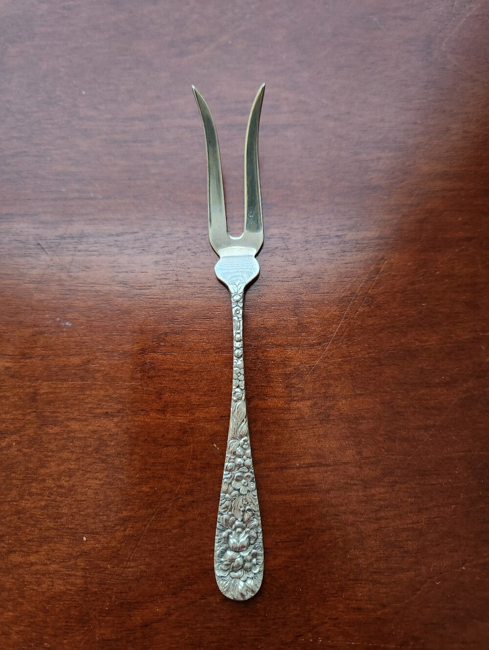Stieff Rose Sterling Silver Lemon Mini Fork Antique Vintage